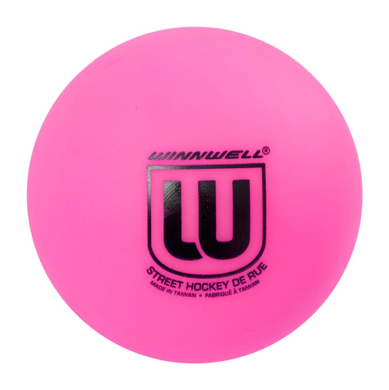 Winnwell Cold Weather Street Hockey Ball, Pink K3