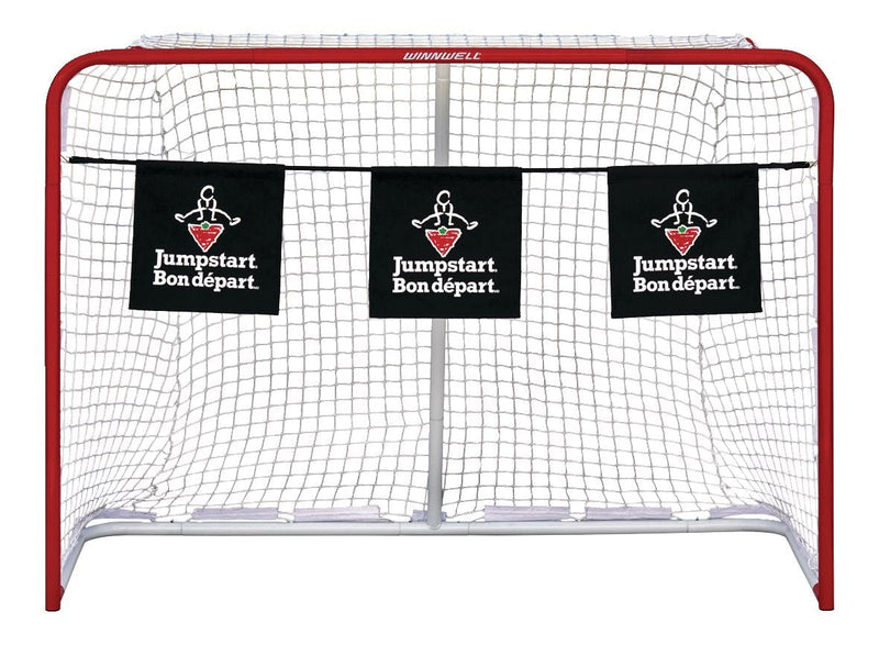 Winnwell Jumpstart Steel Street Hockey Net with Bungee Targets, 60-in F2