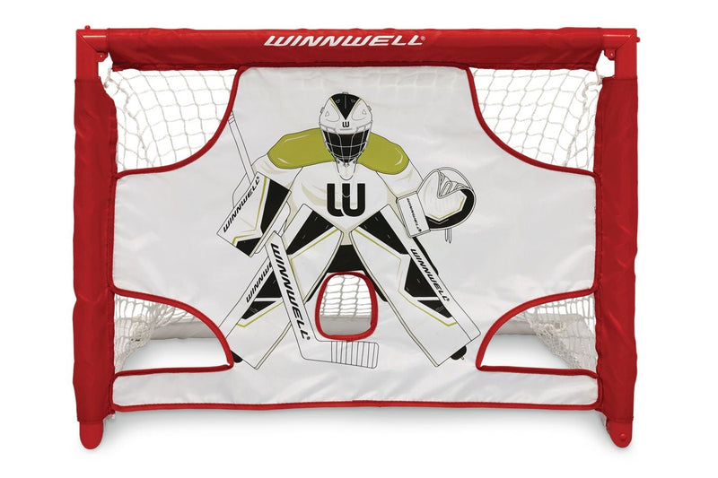 Winnwell PVC Collapsible Mini Hockey Net Set, 5-pc S8