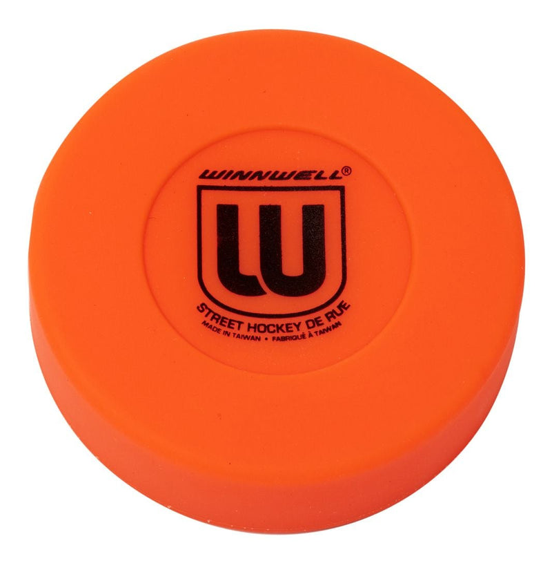 Winnwell Street Hockey Medium Puck, Orange, 75mm, 50g C8