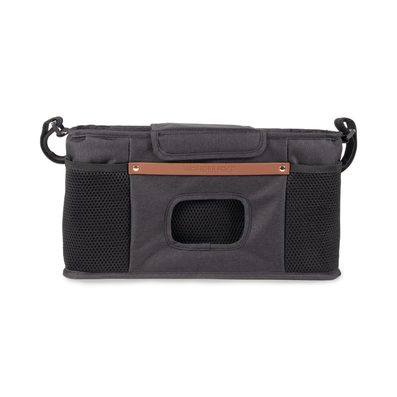WonderFold Parent Console with 2 Insulated Cupholders, Black K5