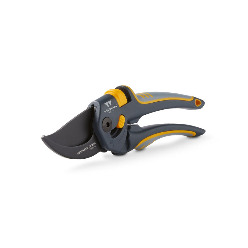 Woodland Tools Super Duty Adjustable MaxForce Bypass Pruner, Ergonomic Grip Y9