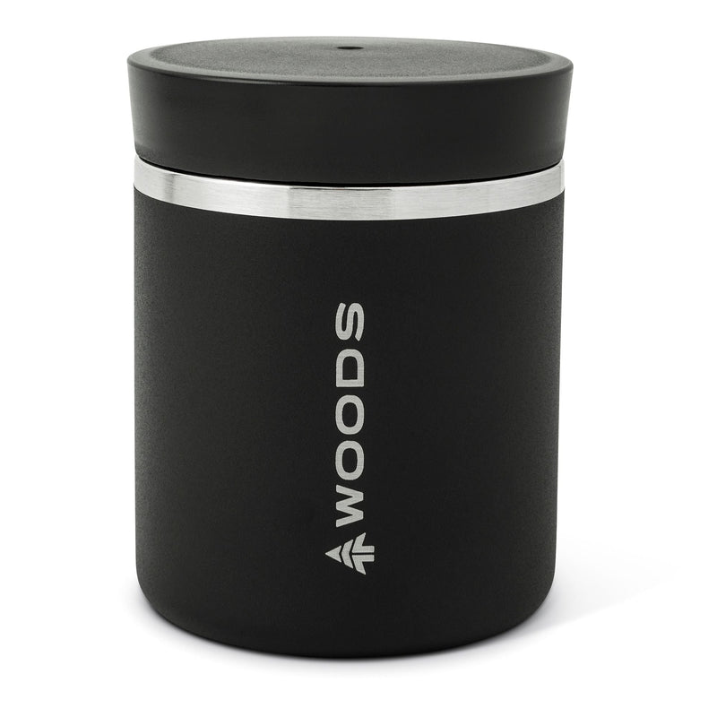 Woods Double Wall Insulated Stainless Steel Portable Reusable Food Jar, BPA-Free, 16-oz S8