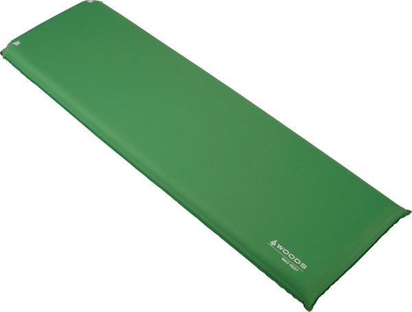 Woods Max Rest Single Self-Inflating Camping Sleeping Pad/Air Mat with Storage Bag, 4-in X6