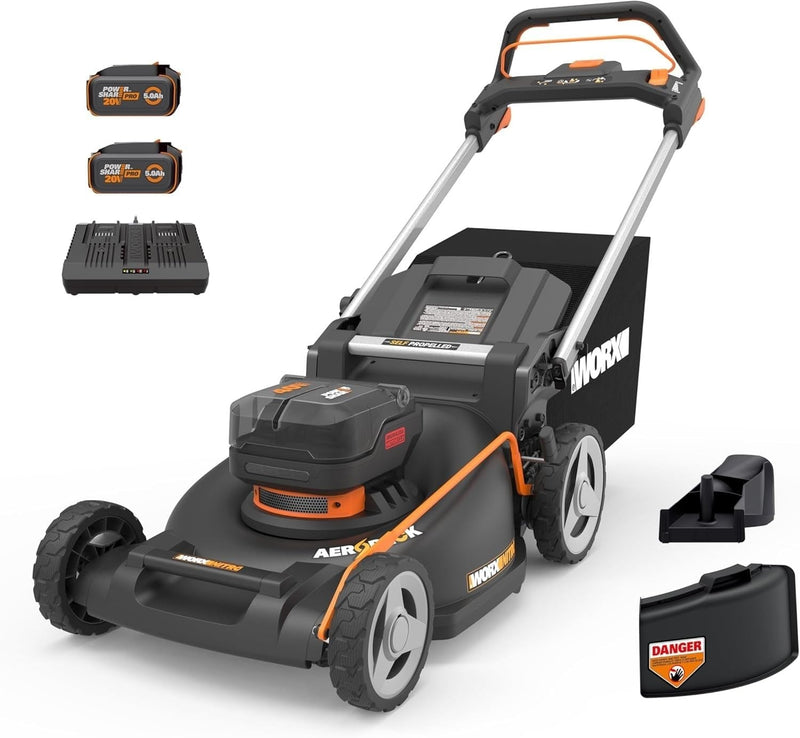 Worx 40V Nitro PowerShare 3-in-1 Self-Propelled 21-in Lawn Mower C6