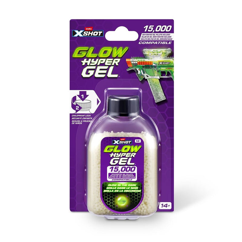 X-Shot Hyper Gel Glow Pellet Refill Pack with 15000 Hyper Gel Pellets N2