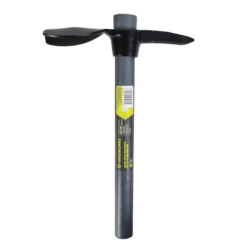 Yardworks 10-in 2.5-lb Hand Pick/Mattock, Hardwood Shaft S6