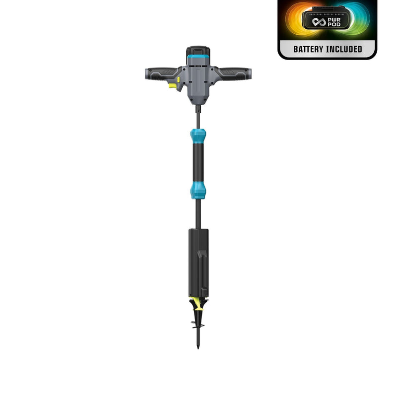 Yardworks 20V Cordless Lawn Weeder, with PWR POD 2.0Ah Battery and Charger M2