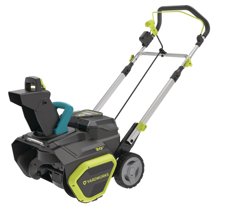 Yardworks 48V Single Stage Brushless Cordless Snow Blower with 6 Ah Battery & 4A Charger, 20-in C4