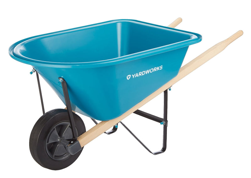 Yardworks Plastic Tray 1-Wheel Kids Wheelbarrow U2