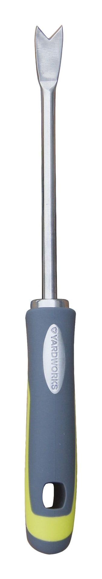 Yardworks Stainless-Steel Hand Weeder with Rubber Handle O0