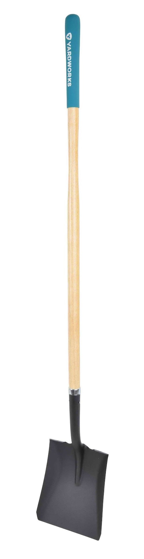 Yardworks Steel Square-Point Long-Handle Spade Shovel, 60-in Wooden Shaft L9