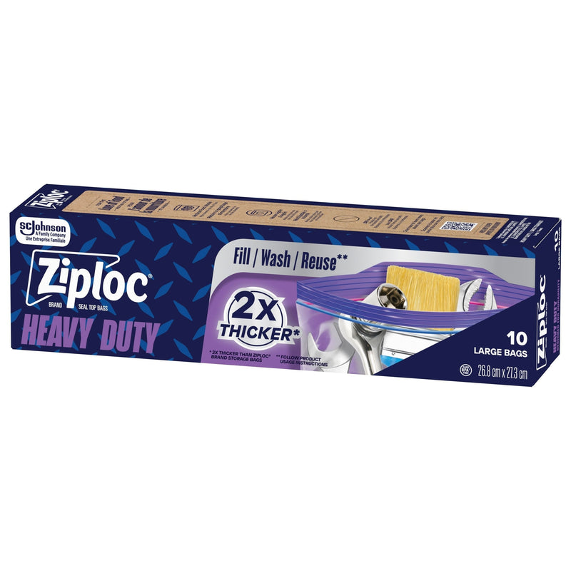 Ziploc Heavy Duty Bags, 10pk G2