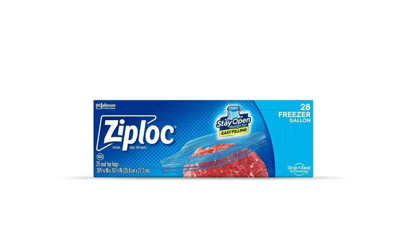 Ziploc Large Freezer Bags Value Pack, 3.7-L, 32-pk F3