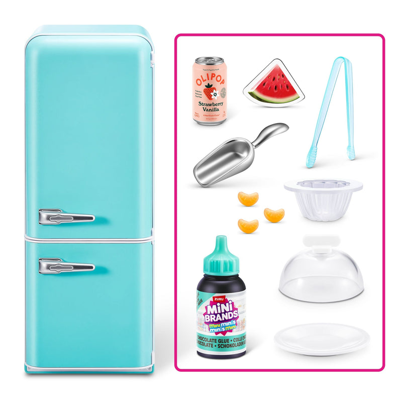 Zuru Mini Brands Fill The Fridge Surprise Playset Capsule for Ages 8+, Assorted Figures U4