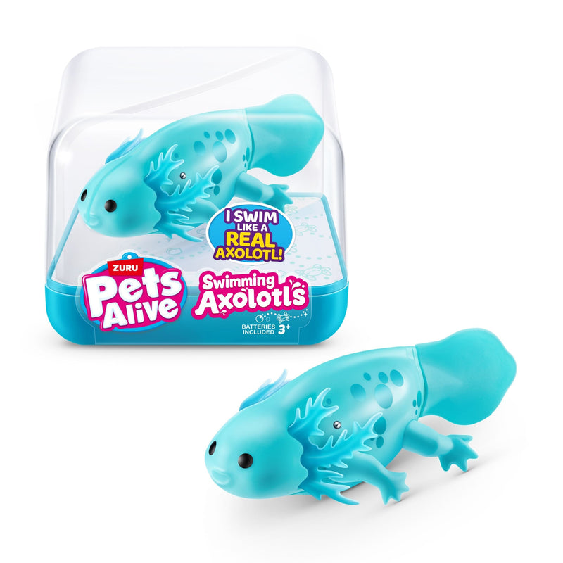 Zuru Pets Alive Realsitic Swimming Axolotl for Ages 3+ T8