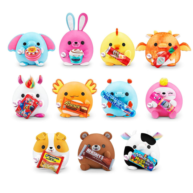 ZURU Snackles Collectible Plush Toy, Medium, 14-in, Assorted C3