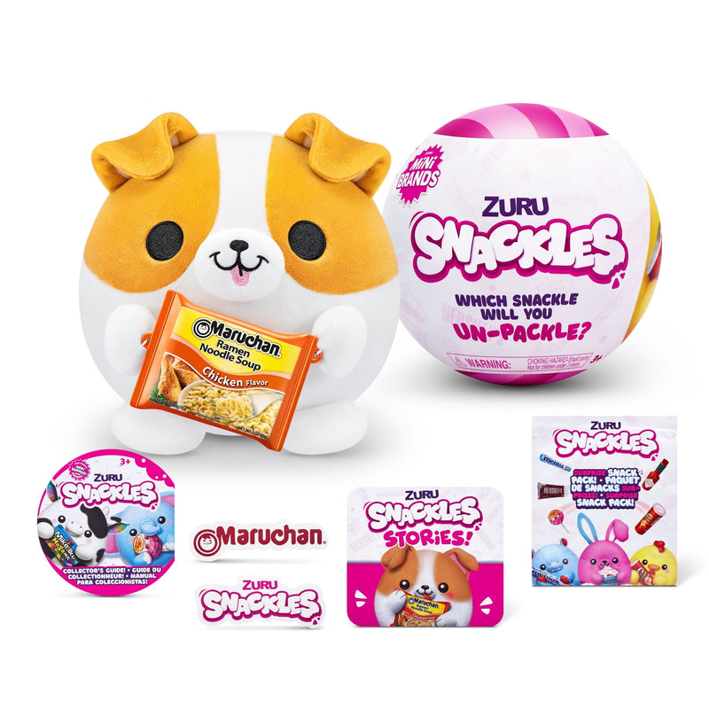 ZURU Snackles Small Snackle Plush Toy X7